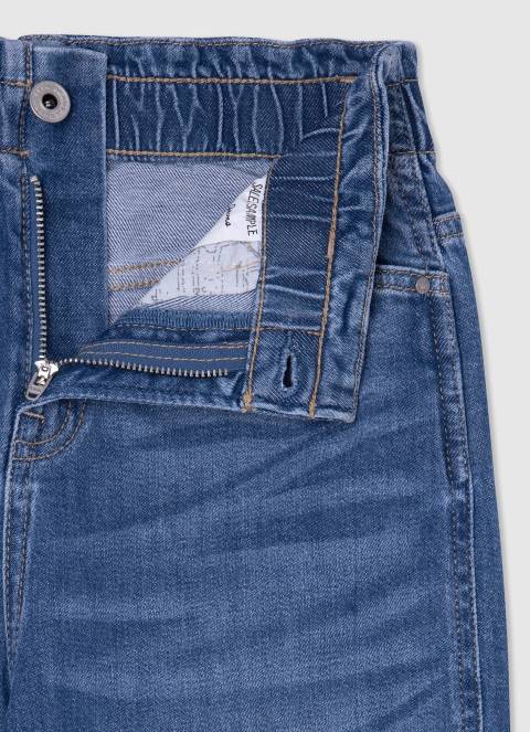 djevojka traper reese taper fit traperice visokog struka Pepe Jeans JZ8H1366 - Slika 3