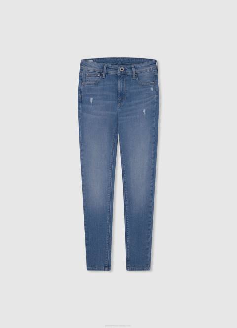 djevojka traper reese taper fit traperice visokog struka Pepe Jeans JZ8H1366 - Slika 4