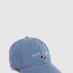 djevojka traper traper kapa s izvezenim logotipom Pepe Jeans JZ8H1513