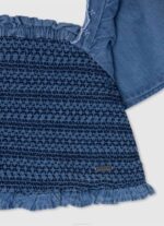 djevojka zaljev sia top od traper tkanine Pepe Jeans JZ8H1446 - Slika 3