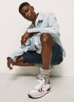 muškarci bijela brit kombinirane tenisice Pepe Jeans JZ8H1182