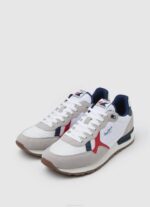 muškarci bijela brit kombinirane tenisice Pepe Jeans JZ8H1182 - Slika 4