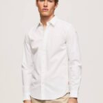 muškarci bijela limerick uska košulja Pepe Jeans JZ8H1024