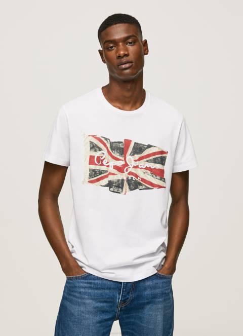 muskarci_bijela_logotip_zastave_i_majica_s_vijorecom_zastavom_pepe_jeans_jz8h1014.jpg muškarci bijela logotip zastave i majica s vijorećom zastavom Pepe Jeans JZ8H1014 - Slika 1