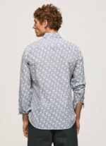 muškarci bijela lou uska košulja od poplina Pepe Jeans JZ8H1070 - Slika 4
