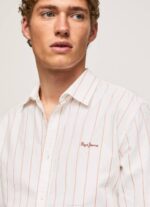 muškarci bijela lynton oksfordska košulja redovnog kroja Pepe Jeans JZ8H1034 - Slika 3