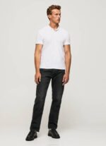 muškarci bijela majica s logom Pepe Jeans JZ8H1085 - Slika 2