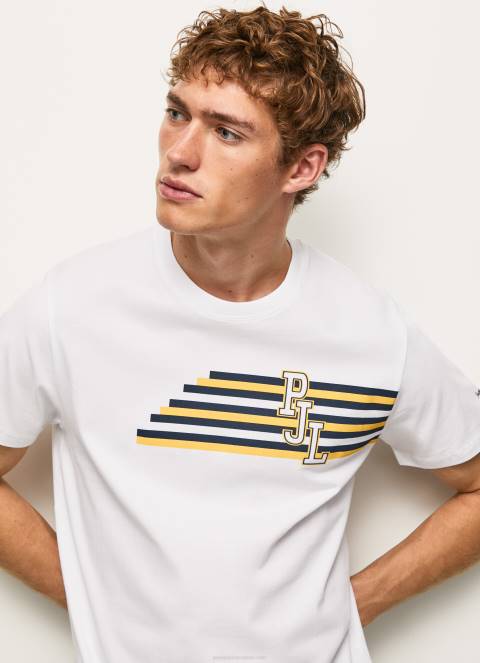 muskarci_bijela_majica_s_logotipom_slova_pepe_jeans_jz8h977.jpg muškarci bijela majica s logotipom slova Pepe Jeans JZ8H977 - Slika 1