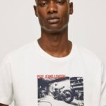 muškarci bijela majica s printom fotografija Pepe Jeans JZ8H955