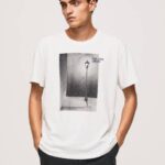 muškarci bijela majica s printom fotografija Pepe Jeans JZ8H958
