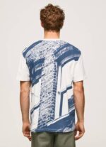 muškarci bijela majica s printom fotografija Pepe Jeans JZ8H981 - Slika 4
