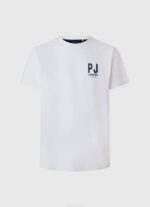 muškarci bijela majica s printom logotipa Pepe Jeans JZ8H953 - Slika 5