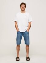 muškarci bijela majica s printom logotipa Pepe Jeans JZ8H997 - Slika 2