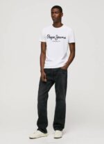 muškarci bijela pamučna majica kratkih rukava Pepe Jeans JZ8H1002 - Slika 2