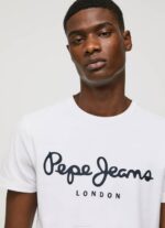 muškarci bijela pamučna majica kratkih rukava Pepe Jeans JZ8H1002 - Slika 3