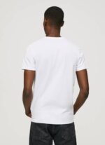 muškarci bijela pamučna majica kratkih rukava Pepe Jeans JZ8H1002 - Slika 4
