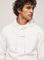 muškarci bijela pamučni džemper s kapuljačom Pepe Jeans JZ8H910 - Slika 3