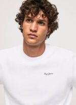muškarci bijela skakač za ispis fotografija Pepe Jeans JZ8H867 - Slika 4