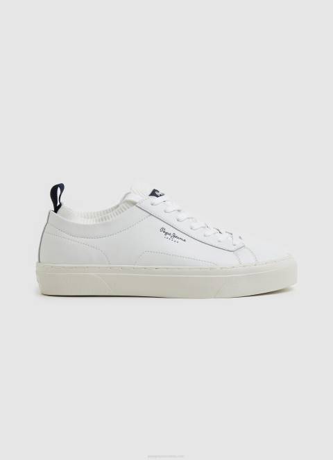 muskarci_bijela_yogi_kozne_carape_tenisice_pepe_jeans_jz8h1190.jpg muškarci bijela yogi kožne čarape tenisice Pepe Jeans JZ8H1190 - Slika 1
