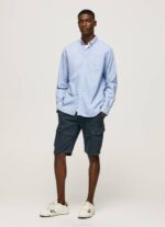 muškarci bjelilo plavo fabio oxford košulja regularnog kroja Pepe Jeans JZ8H1027 - Slika 2