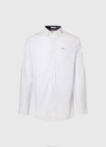 muškarci bjelilo plavo larry uska košulja od poplina Pepe Jeans JZ8H1028 - Slika 5