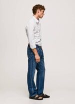 muškarci bjelilo plavo Lawrence uska košulja od poplina Pepe Jeans JZ8H1050 - Slika 2