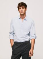 muškarci bjelilo plavo Lawson oksfordska košulja regularnog kroja Pepe Jeans JZ8H1052 - Slika 2