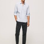 muškarci bjelilo plavo Lawson oksfordska košulja regularnog kroja Pepe Jeans JZ8H1052
