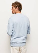 muškarci bjelilo plavo pamučni džemper sa zaobljenim ovratnikom Pepe Jeans JZ8H869 - Slika 4