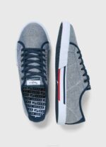 muškarci chambray basic chambray tenisice Pepe Jeans JZ8H1240 - Slika 3