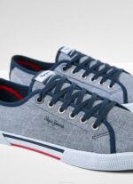 muškarci chambray basic chambray tenisice Pepe Jeans JZ8H1240 - Slika 5