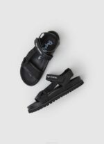 muškarci crno anatomske sandale od pluta Pepe Jeans JZ8H1279 - Slika 2