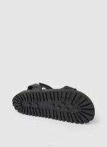 muškarci crno anatomske sandale od pluta Pepe Jeans JZ8H1279 - Slika 5