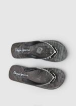 muškarci crno bazen motocikl plaža japanke Pepe Jeans JZ8H1269 - Slika 2