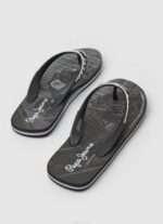 muškarci crno bazen motocikl plaža japanke Pepe Jeans JZ8H1269 - Slika 4
