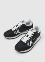 muškarci crno brit kombinirane tenisice Pepe Jeans JZ8H1200 - Slika 3
