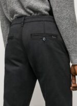 muškarci crno charly chino hlače Pepe Jeans JZ8H1107 - Slika 3