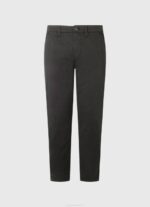 muškarci crno charly chino hlače Pepe Jeans JZ8H1107 - Slika 5