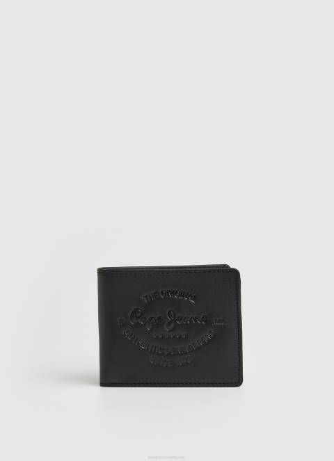muskarci_crno_kozni_novcanik_s_graviranim_logom_pepe_jeans_jz8h1298.jpg muškarci crno kožni novčanik s graviranim logom Pepe Jeans JZ8H1298 - Slika 1