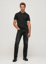 muškarci crno majica s logom Pepe Jeans JZ8H1086 - Slika 2