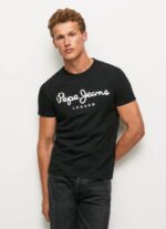 muškarci crno pamučna majica kratkih rukava Pepe Jeans JZ8H1003 - Slika 3