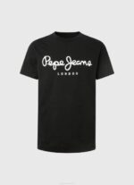 muškarci crno pamučna majica kratkih rukava Pepe Jeans JZ8H1003 - Slika 5