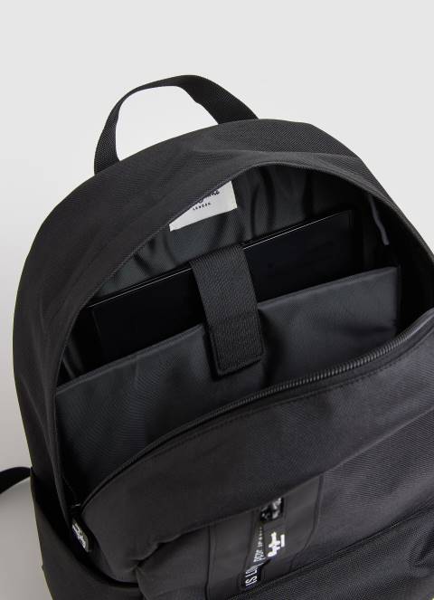 muškarci crno ruksak od tkanine s linijskim detaljima Pepe Jeans JZ8H1294 - Slika 3