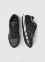 muškarci crno tour club kombinirane tenisice Pepe Jeans JZ8H1197 - Slika 2