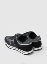 muškarci crno tour club kombinirane tenisice Pepe Jeans JZ8H1197 - Slika 4