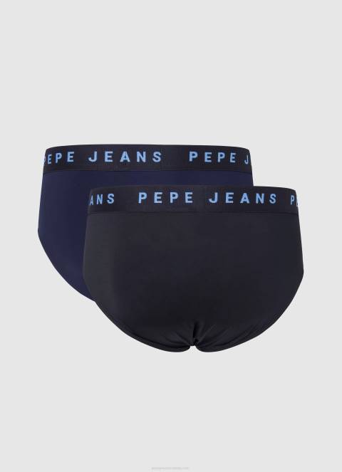 muškarci dulwich 2 pakiranja gaćica s tiskanim logotipom Pepe Jeans JZ8H1163 - Slika 2