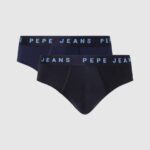 muškarci dulwich 2 pakiranja gaćica s tiskanim logotipom Pepe Jeans JZ8H1163