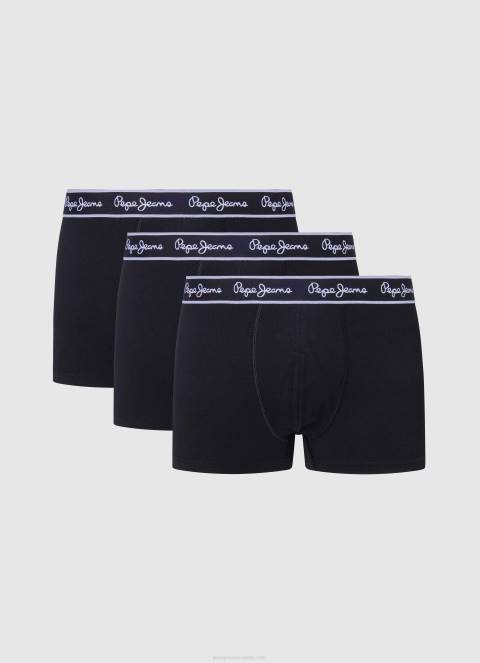 muškarci dulwich 2 pakiranja gaćica s tiskanim logotipom Pepe Jeans JZ8H1163 - Slika 4