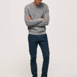 muškarci dulwich charly uske chino hlače Pepe Jeans JZ8H1104