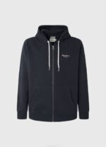 muškarci dulwich džemper s patentnim zatvaračem s printom logotipa Pepe Jeans JZ8H905 - Slika 5